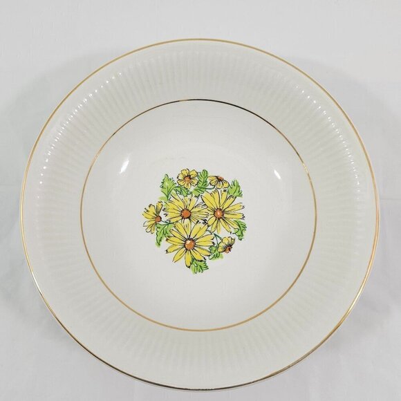 Staffordshire England Summertime Coupe Cereal Salad Soup Bowls – Set of 4 - Picture 15 of 16